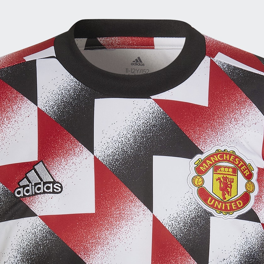 Wit Manchester United Pre-Match Warm Longsleeve