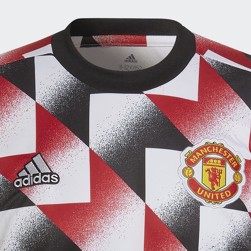 Vit Manchester United Pre-Match Warm Top