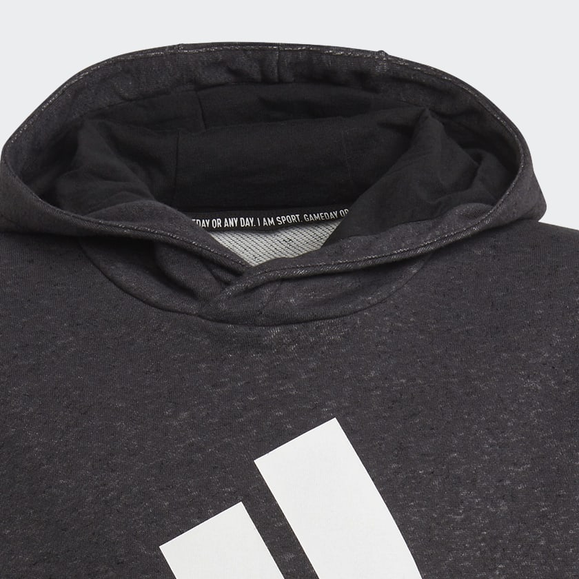 Zwart Future Icons 3-Stripes Hoodie