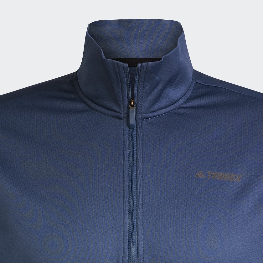 Blue Terrex Everyhike Half-Zip Fleece Jacket