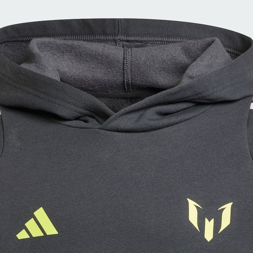 Γκρι Messi Hoodie Kids