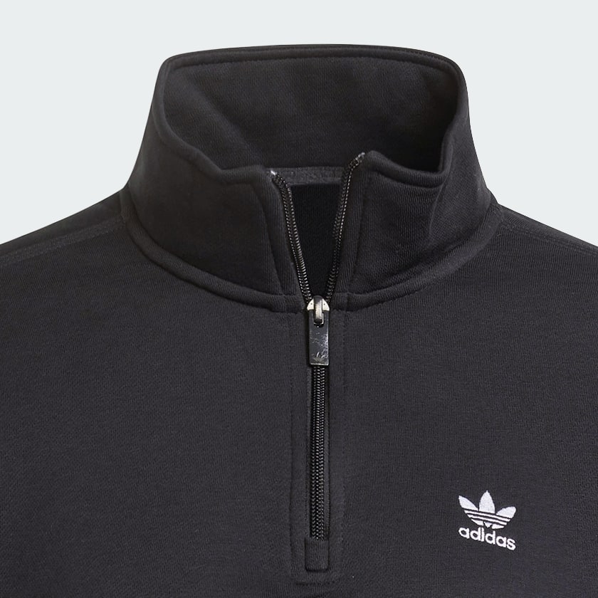 Svart Essentials 1/2 Zip Fleece Genser