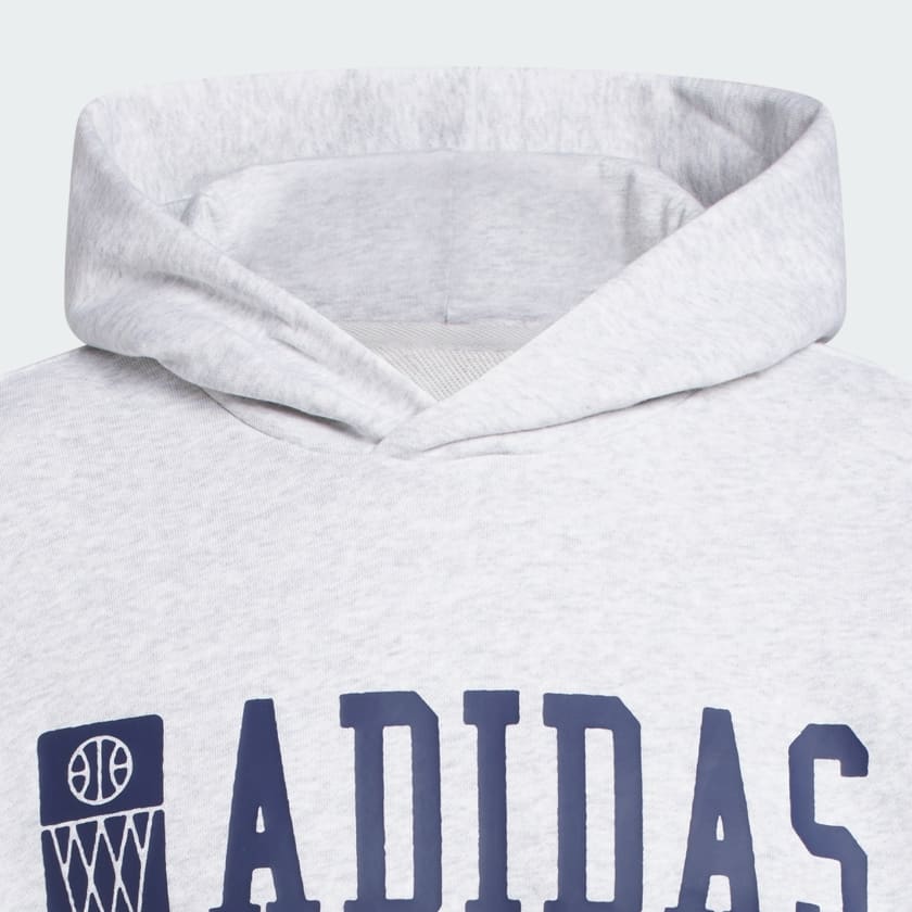 Grijs ADIDAS BASKETBALL GRAPHIC HOODIE