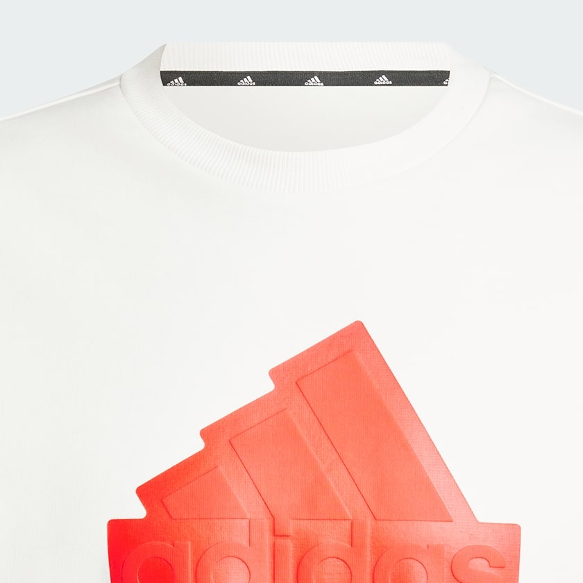 White Future Icons Badge of Sport Crew Sweatshirt