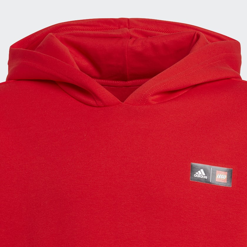 Vermelho Camisola com Capuz 3-Stripes adidas x Classic LEGO®