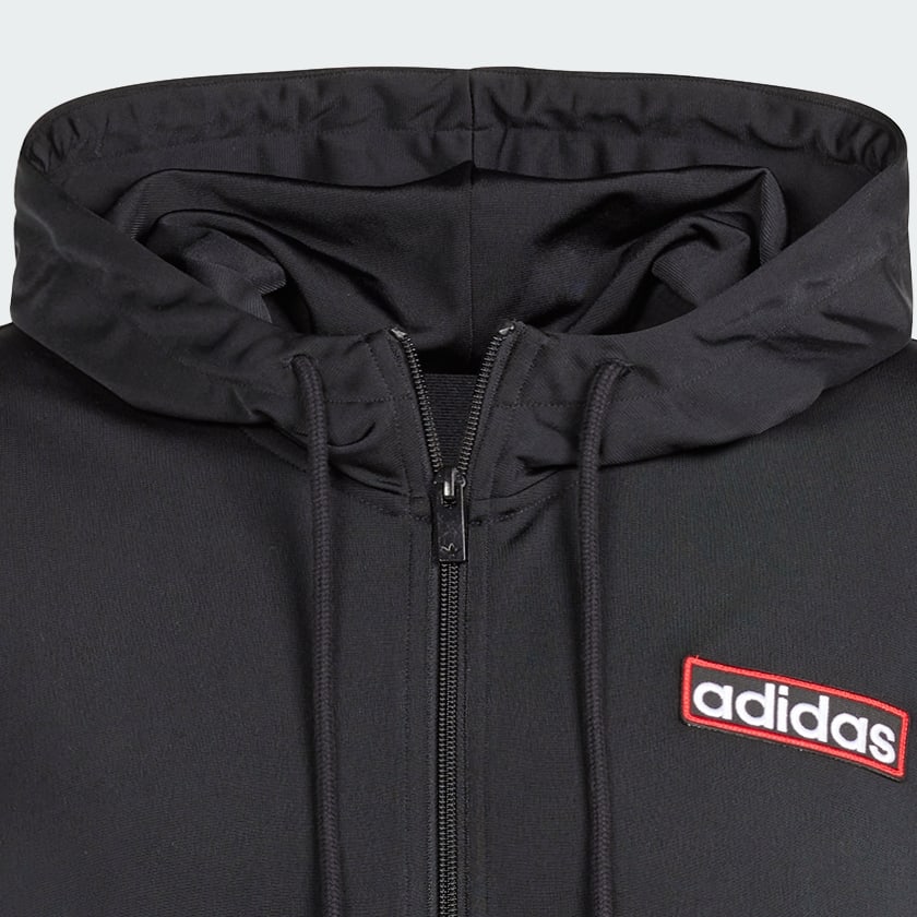 Negro Chaqueta con capucha Adibreak Adicolor