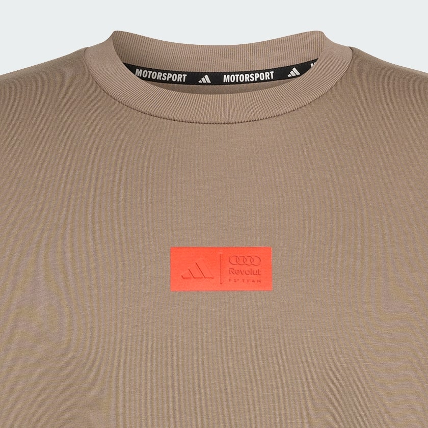 Brązowy BLUZA AUDI REVOLUT F1 TEAM ELEVATED CREW SWEAT