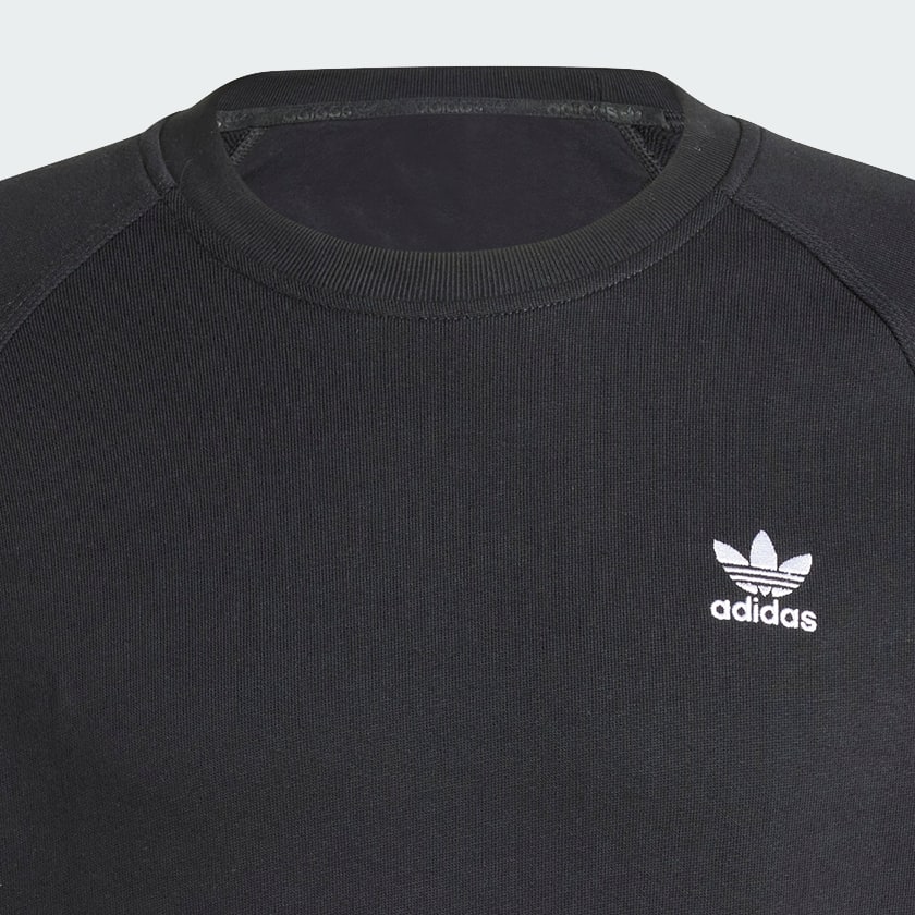 Negro Polera Trifolio Essentials Cuello Redondo