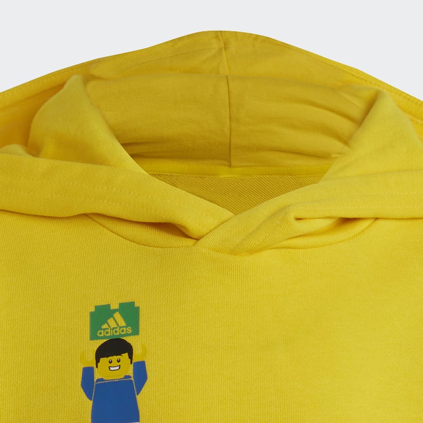 Żolty adidas x Classic LEGO® Hoodie