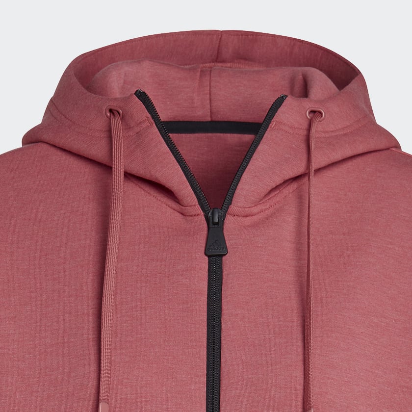 Rosso Felpa con cappuccio Mission Victory Loose Fit Full-Zip