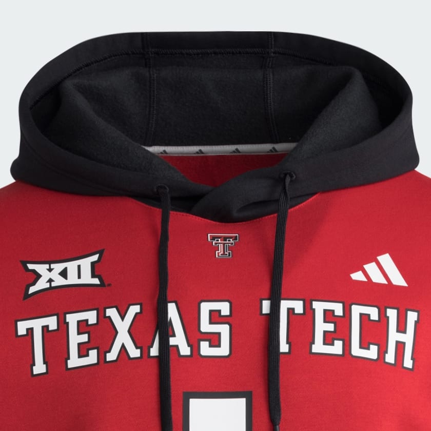 cervená Domácí dres Texas Tech Home Hooded