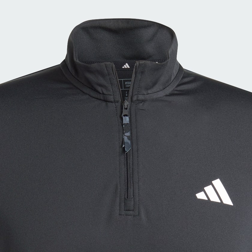 Μαύρο Train Essentials Camo Training 1/4-Zip Longsleeve