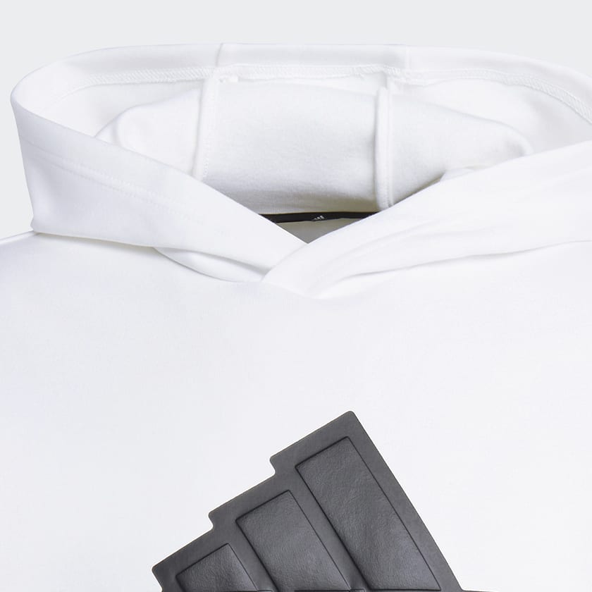 Blanc Sweat-shirt à capuche Badge of Sport Future Icons