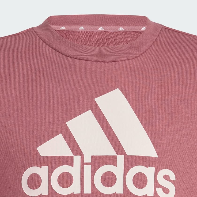 adidas Essentials Big Logo Cotton Sweatshirt Pink Free Shipping with adiClub adidas Canada