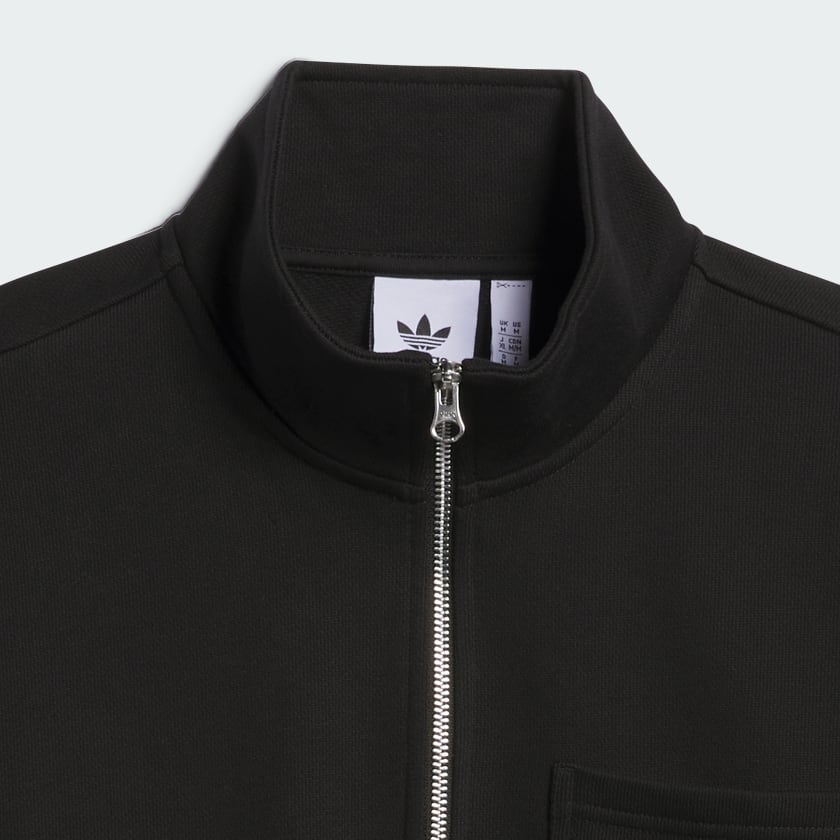Black Heavyweight Shmoofoil Quarter-Zip Mock Neck Sweatshirt