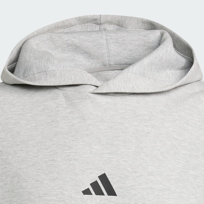 Grey Future Icons Small Logo Hoodie