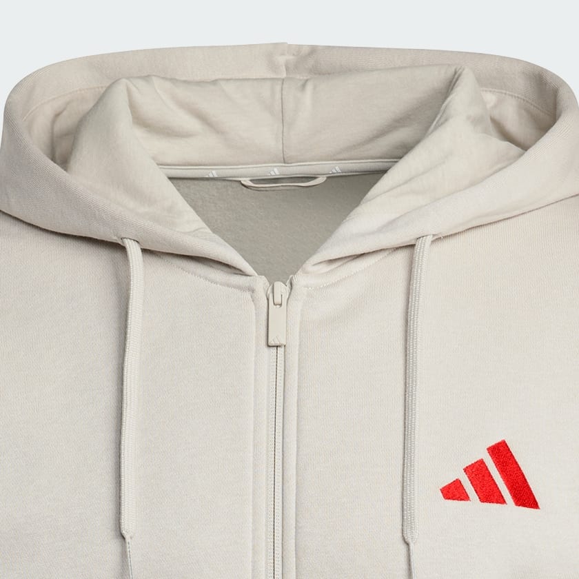 Beige Polerón con Capucha Essentials Fleece 3 Tiras