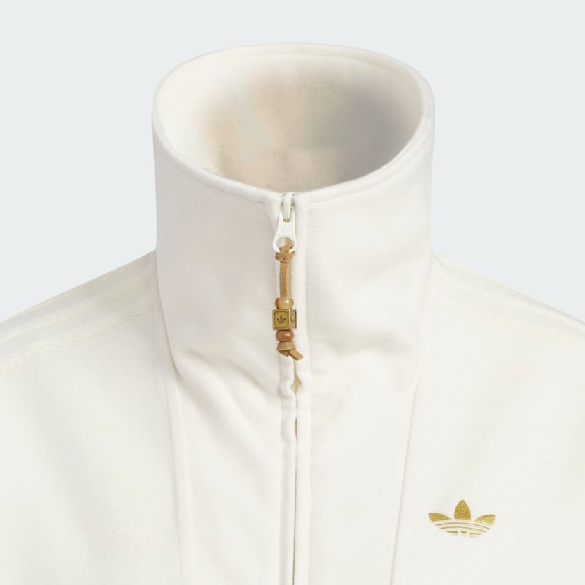 White LNY HALFZIP Sweatshirt