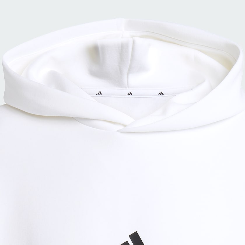 White Future Icons 3-Stripes Hoodie