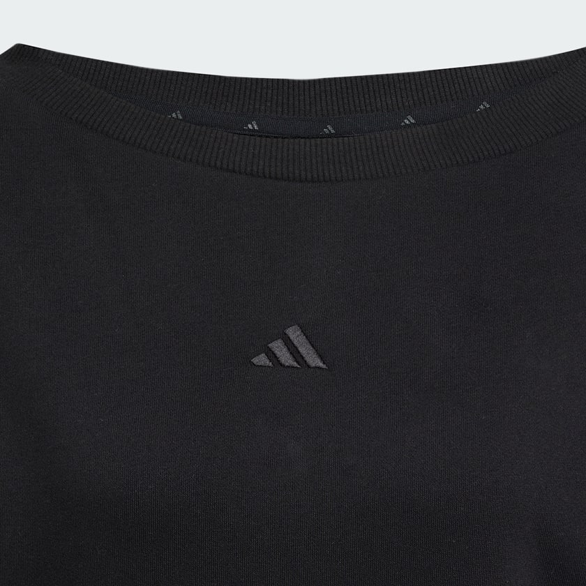 Czerń Seasonal Essentials 3-Stripes Sweatshirt
