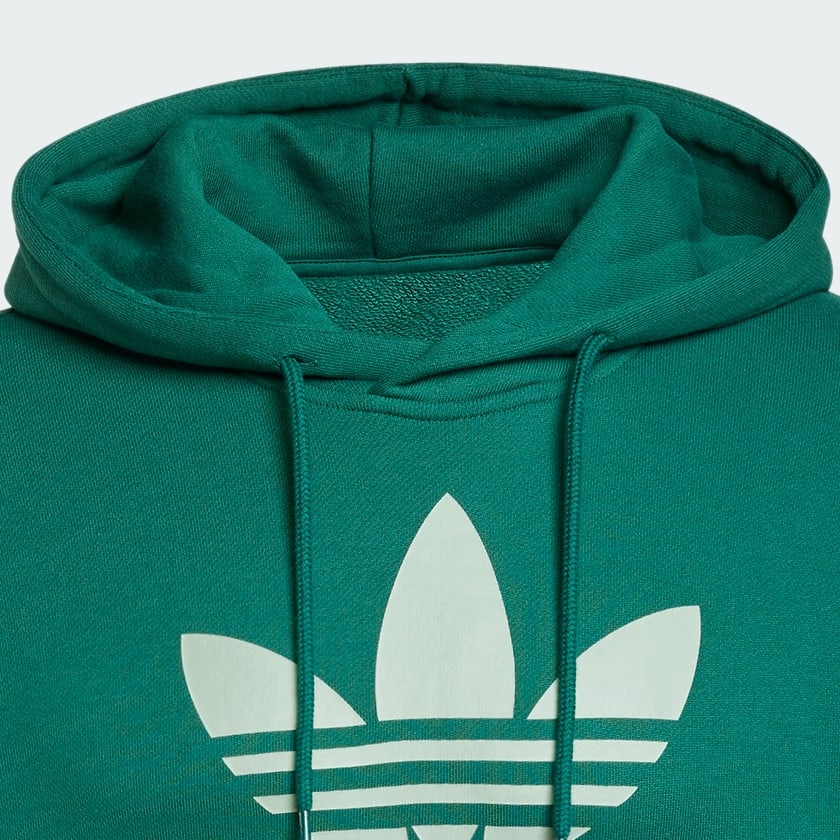 Verde Camisola com Capuz Trefoil Adicolor Classics