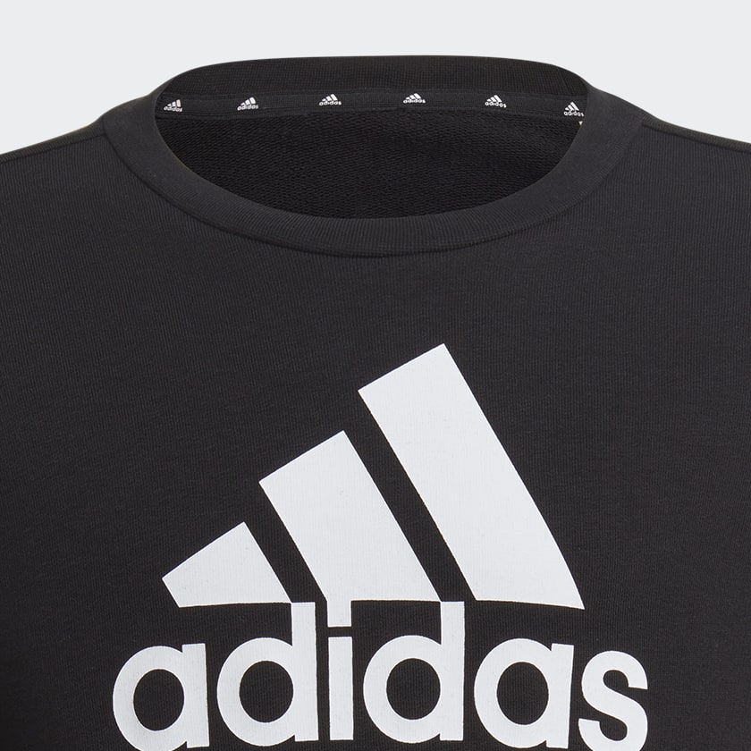 Svart Essentials Big Logo Cotton Sweatshirt