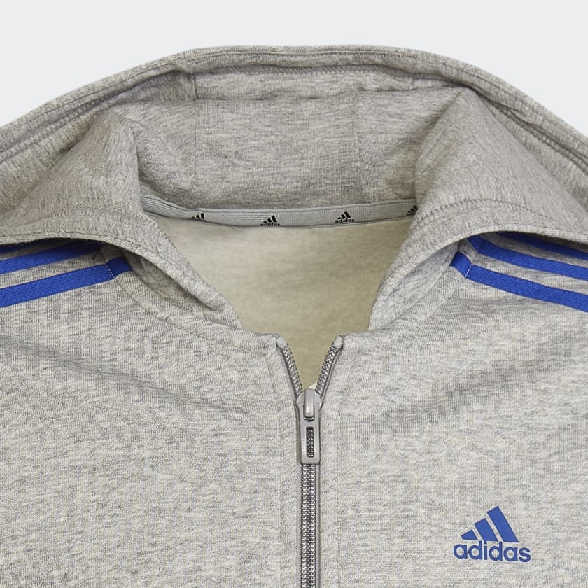 Cinzento Camisola com Capuz 3-Stripes Essentials