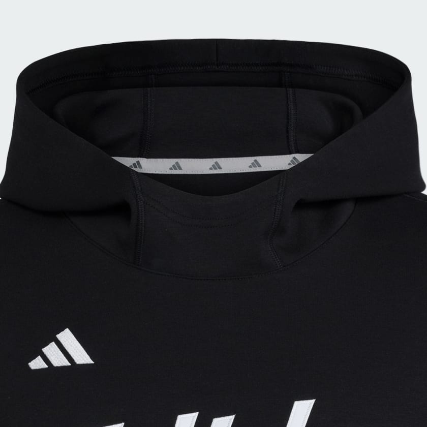 Nero Felpa con cappuccio adidas Dugout Short Sleeve