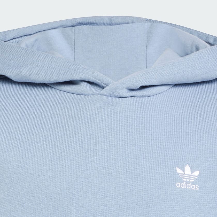 Azul Camisola com Capuz