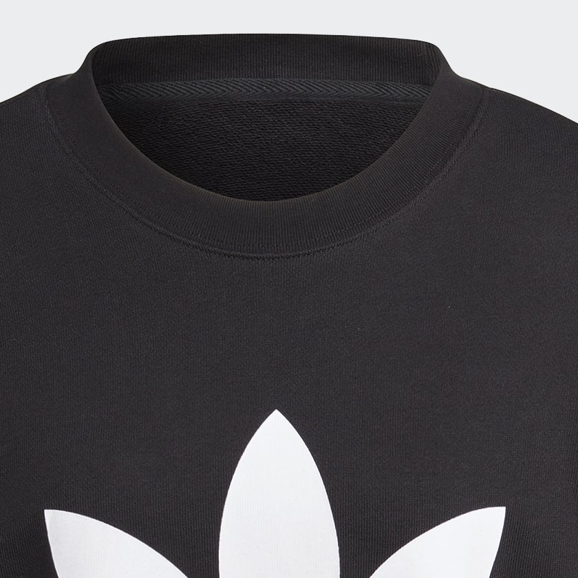 adidas Trefoil Crew Sweatshirt Black adidas Thailand