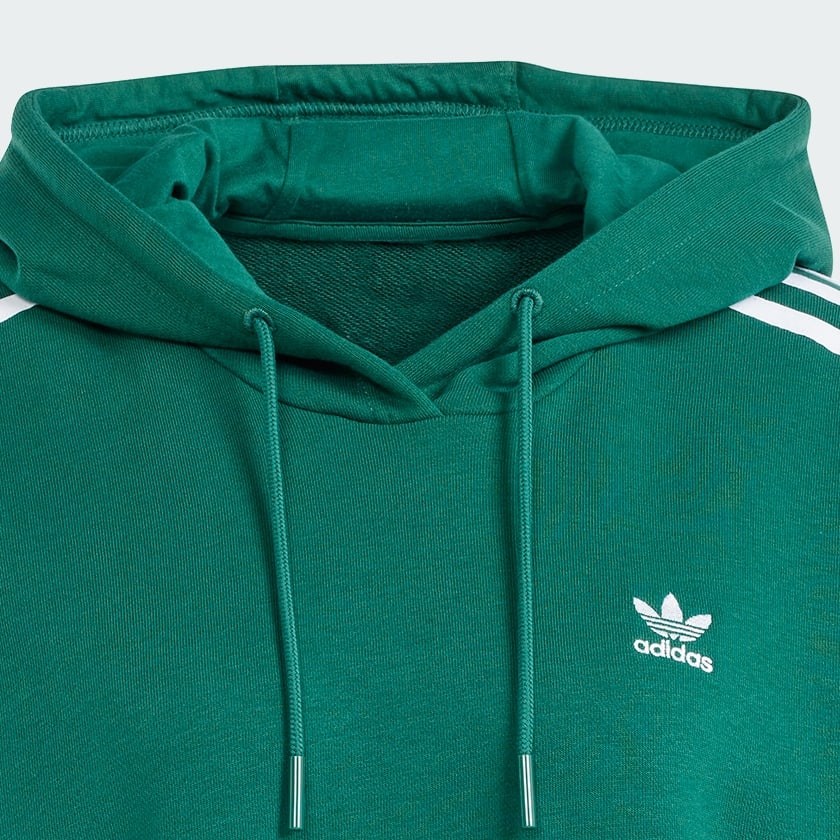 adidas Adicolor 3 Stripes Oversized Hoodie Groen adidas Officiele Shop