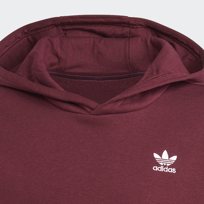 Granate Polera con Capucha Adicolor