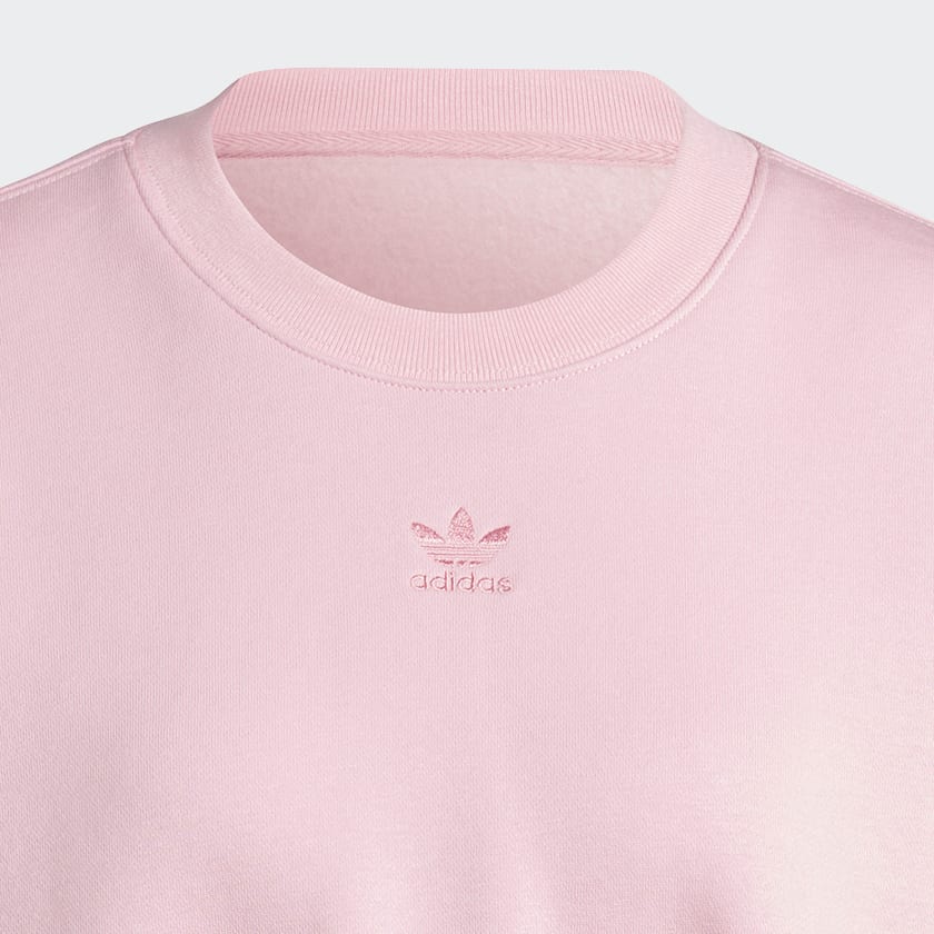 Pink Adicolor Essentials Crew Sweatshirt