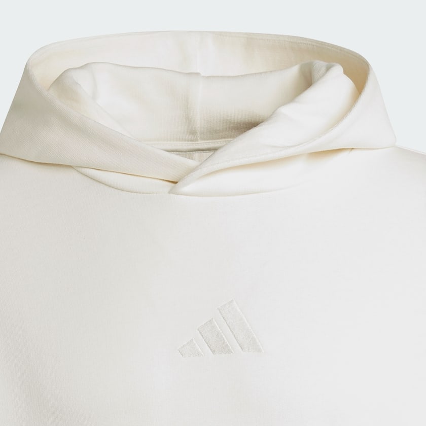 White ALL SZN French Terry Hoodie