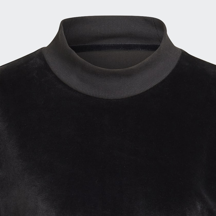 Μαύρο Holidayz Cozy Velour Sweatshirt