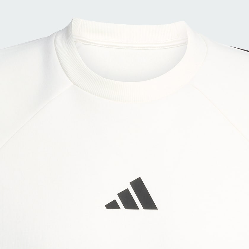 White 스타디움 쇼트 슬리브 스웨트셔츠