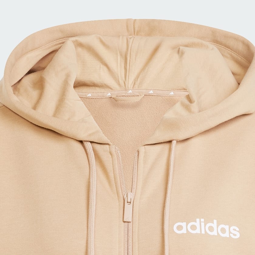 Καφέ Essentials Linear Full-Zip French Terry Hoodie