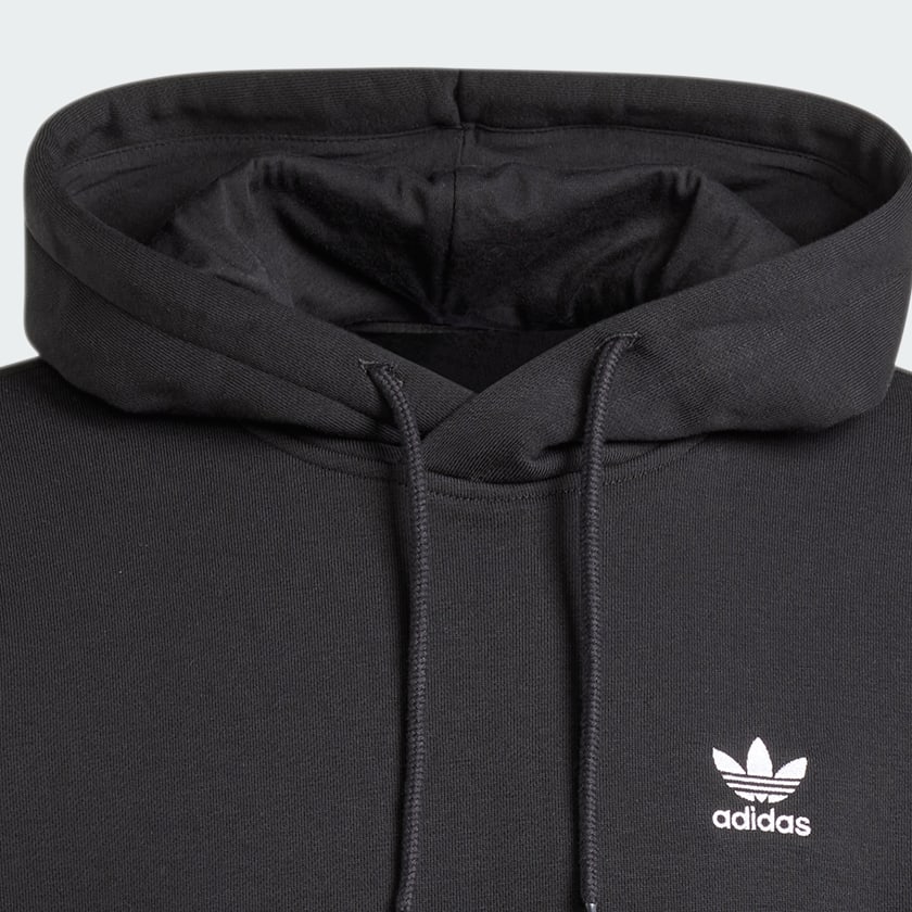 noir Sweat-shirt à capuche Trèfle Essentials