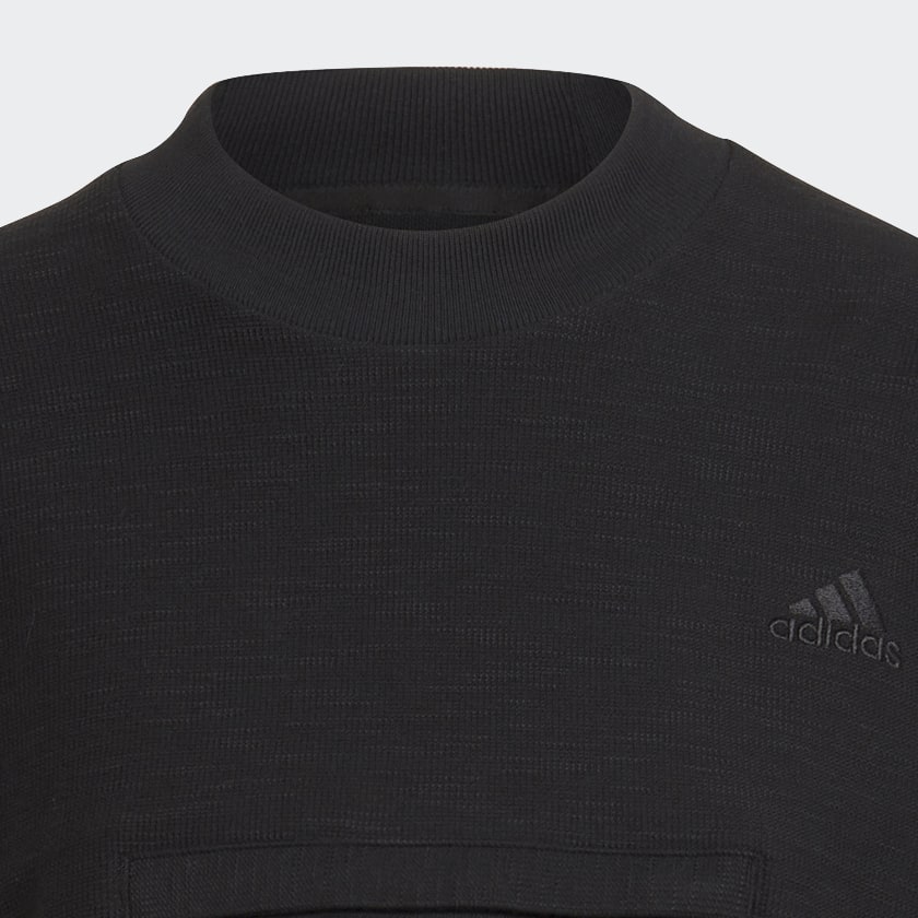 noir Sweat-shirt adidas Sportswear Yoga Crop Crew