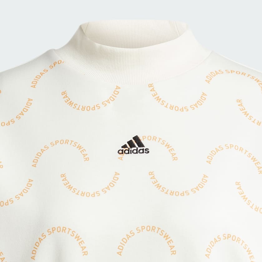 White Sportswear Resort Graphic Loose Sweatshirt