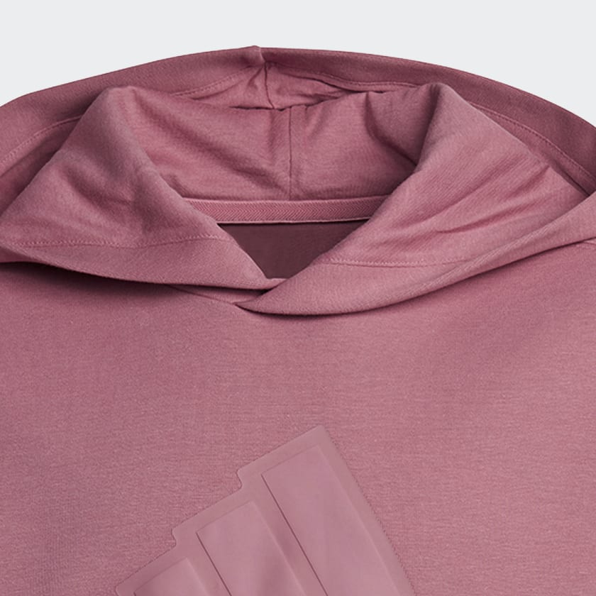 Pink Future Icons Logo Hooded Sweatshirt