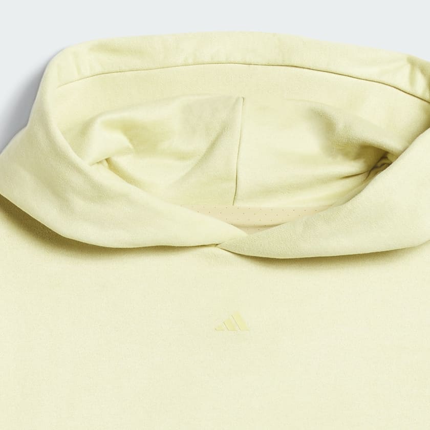 Amarillo Buzo con Capucha Basketball Sueded