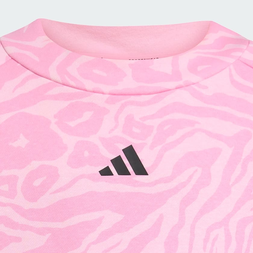 Rosa Future Icons bauchfreies Sweatshirt