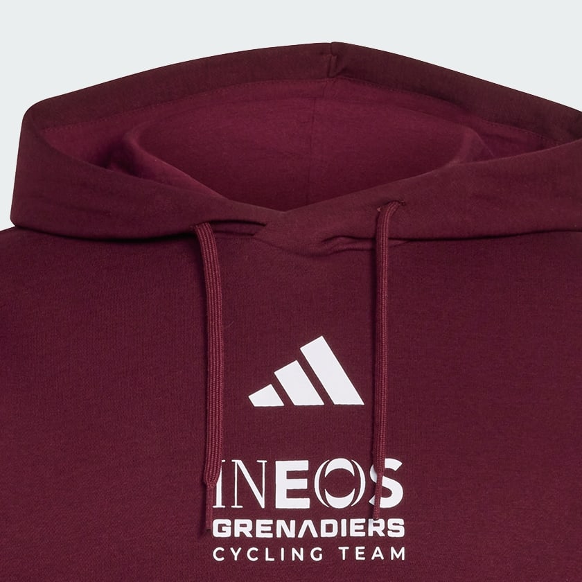 Weinrot ESSENTIALS INEOS GRENADIERS FLEECE HOODIE