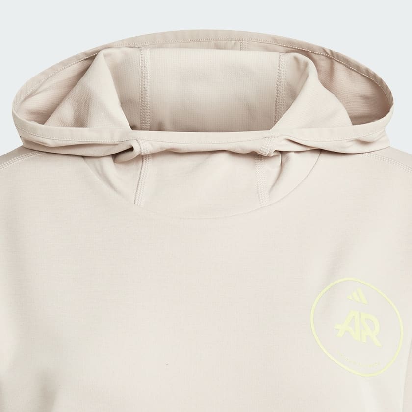 Beige Own the Run Runners Hoodie (Gender Neutral)