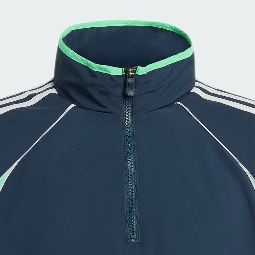 ブルー チームガイスト ハーフジップ スウェットシャツ