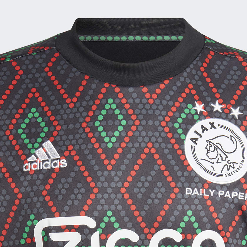 Sort Ajax Amsterdam opvarmningstrøje