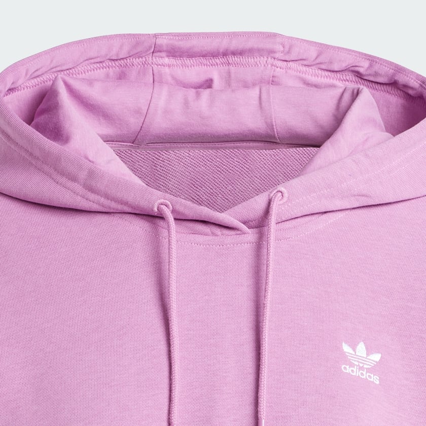 Lilla Adicolor 3-Stripes Short Hoodie