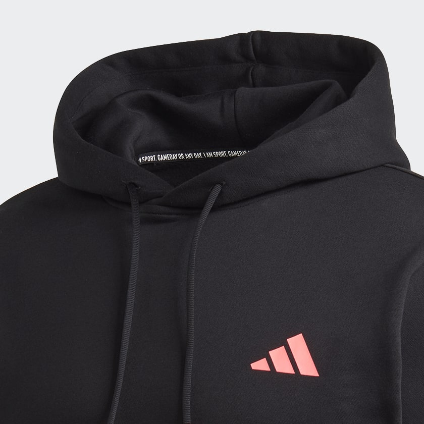 adidas The Cloud 3-Stripes Graphic Hoodie - Black | adidas