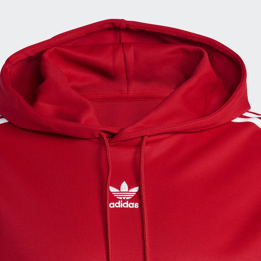 rood Adicolor Classics Cut Line Hoodie